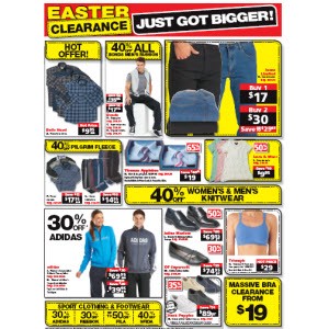 Easter Clearance is on now