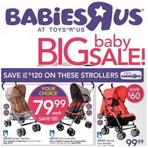 Toys R Us Big Baby Sale