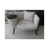 'MONROE CHAIR WITH OTTOMAN'