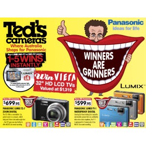 Teds Cameras - Winners are Grinners