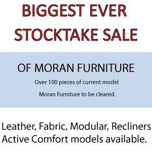 MORAN STOCKTAKE SALE