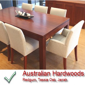 Locally made Australian hardwood Furniture