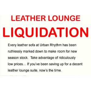 Urban Rhythm Liquidation SALE on Lounges
