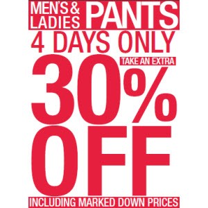 MEN AND WOMEN'S PANT'S SALE