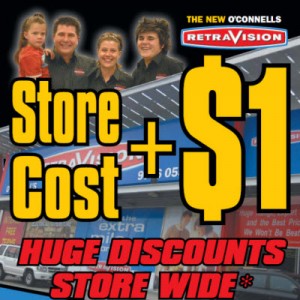 Store Cost + $1