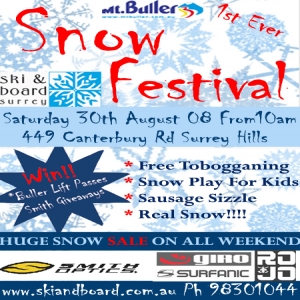 Real Snow and a Real Sale